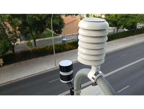 netatmo tube mount gadgets weather station 3d print model - Mito3D