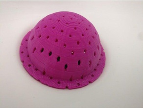 personalizzabile cupola capelli scudo bagno lavandino del customizer shield 3d print model - Mito3D