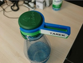 bottle cap marker organization pet plastic water 3d print model - Mito3D