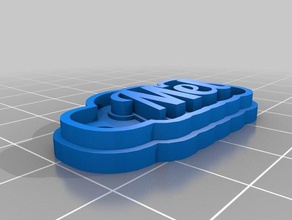4 mel Anahtarlık özelleştirilmiş 3d print model - Mito3D
