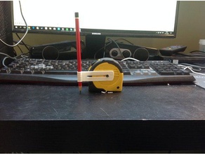 tape measure pencil holder 3d printing 3d print model - Mito3D