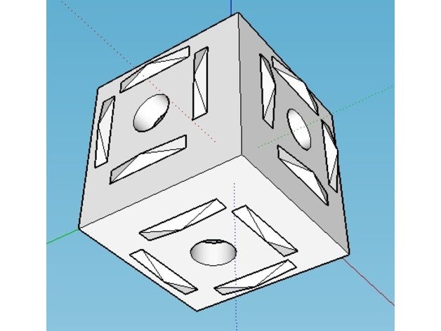 jointure pour Profil 30x30 aluminium 3d-Drucker Teile 3D print model - Mito3D