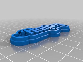 hayley Anahtarlık özelleştirilmiş 3d print model - Mito3D