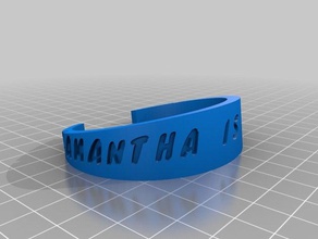 samantha bracelets customized 3d print model - Mito3D