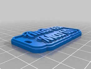 andrea mariajose Anahtarlık özelleştirilmiş 3d print model - Mito3D