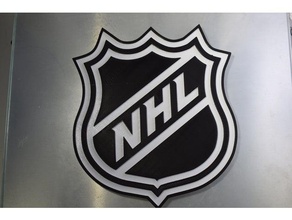 nhl dual color logo signs & logos 3d dualextrusion extrusion ice-hockey ice hockey usa 3d print model - Mito3D