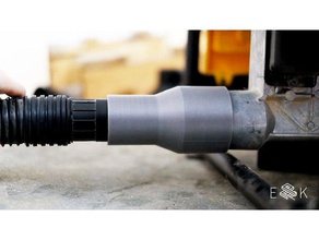 Modell der 3d-Druck-Schlauch-Adapter onshape Vorlagen Werkzeugmaschinen - adapter Staub Staub-Sammler Schlauch-Verbindung Schlauch-adapter shop-vac Vakuum Vakuum-adapter Vakuum-Schlauch-adapter 3d print model - Mito3D