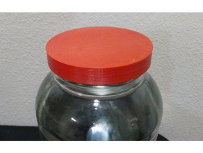 jar lid containers glass 3d print model - Mito3D