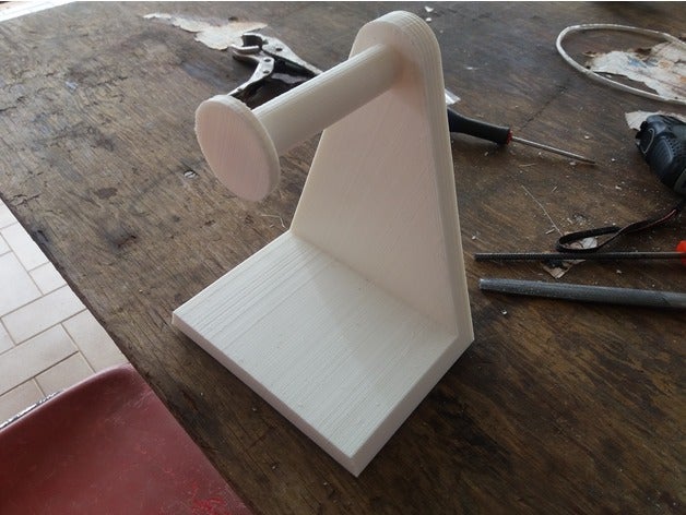 simple spool holder 3d printer accessories 3D print model - Mito3D