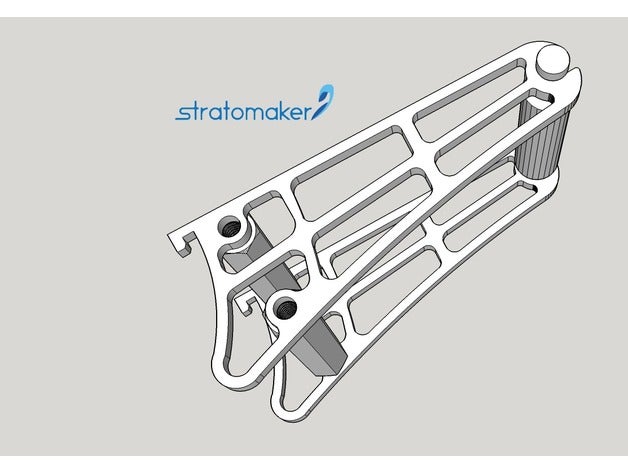 supporto bobine stratomaker Stampante 3d accessori titolare obro spool porta bobina 3D print model - Mito3D