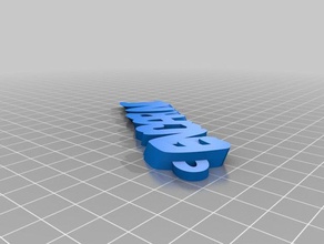 encarni Schlüsselanhänger kundengebundene 3d print model - Mito3D