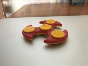 shuriken giratório mecânico de brinquedos fidget mão spinner 3d print model - Mito3D
