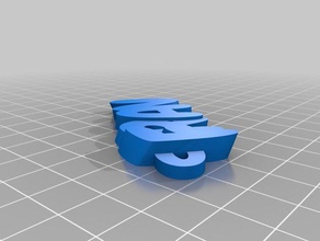 fran Anahtarlık özelleştirilmiş 3d print model - Mito3D