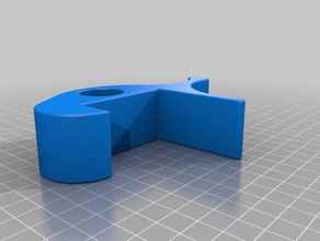 di forma cubica testa telefono del gancio office 3d print model - Mito3D