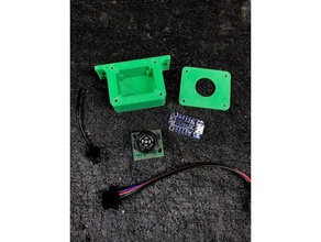 custodia adafruit gingillo maxbotix sonar sensore l'elettronica maxsonar il 3d print model - Mito3D