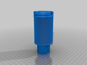 flash hider barrel attachment v6 toys & games n-strike nerf 3d print model - Mito3D