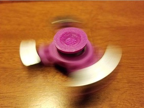 klip 1 2 inç fidget spinner nut mekanik oyuncaklar 608 rulman kolay yazdırma altıgen somunu 3d print model - Mito3D