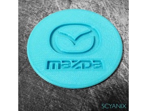 mazda cup inserir montanha-russa a indústria automotiva 72mm o suporte de copo mazda3 3d print model - Mito3D