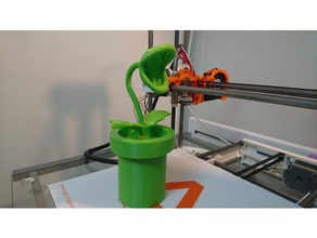 piranha plant giochi e giocattoli gioco mario bros fioriera vaso piante super 3d print model - Mito3D