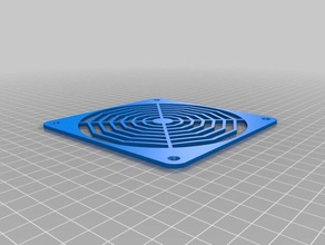 120mm fan cover electronics customized 3d print model - Mito3D