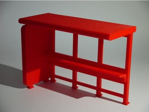 reino unido parada de autobús las estructuras edificios 3d print model - Mito3D