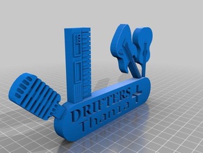 swiss army knife band bagtag keychains 3d print model - Mito3D