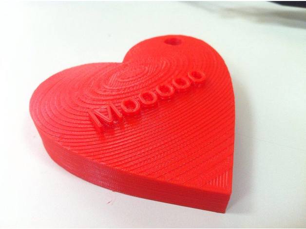 heart pendent accessories valentine 3D print model - Mito3D