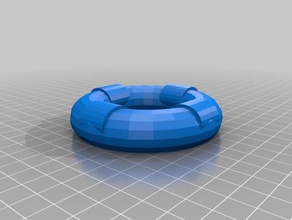 life floatie sport & outdoors float model ring pool summer 3d print model - Mito3D