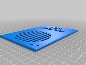 khadas vim Fall 80-mm-Lüfter - Elektronik 3d print model - Mito3D