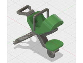 playmobil kinderwagen stroller 3d printing playmobile 3d print model - Mito3D
