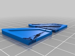 90 derecelik sürüm stanley bıçak kapak parçalar 3d print model - Mito3D