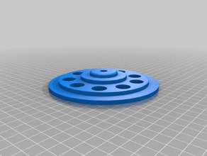filament spool holder - 100 mm 52 32 8mm Bohrung 3d-drucken 3d print model - Mito3D