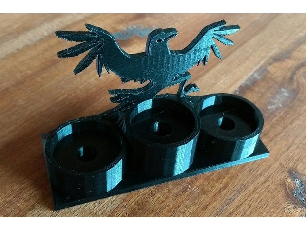 atomizer stand crow vape vaping 3D print model - Mito3D