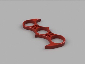 venom spinner toys & games cool fidget toy fusion 360 3d print model - Mito3D