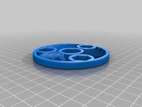 wind driven fidget spinner mechanical toys 3d print model - Mito3D