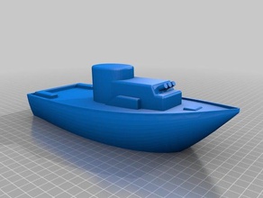 toy boat guns mechanical toys 3d print model - Mito3D