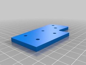 le renforcement de la poulie support l'axe des x tevo tarentule L'imprimante 3d pièces axe abscisses 3d print model - Mito3D