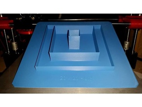 calibration plate cube's 3d printing tests 3d print model - Mito3D