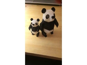 panda animals 3d print model - Mito3D