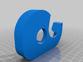 generic tape dispenser office roll scotch sticky supply 3d print model - Mito3D