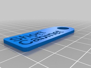 short cabinet keychain organization customized 3d print model - Mito3D