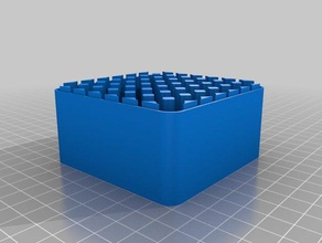aaa battery case bottom 36mm organization customized 3d print model - Mito3D