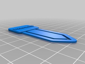meu personalizados marcador de clipe papel marcela office personalizado 3d print model - Mito3D