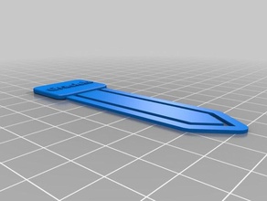 my customized bookmark paper clip graciela l office 3d print model - Mito3D