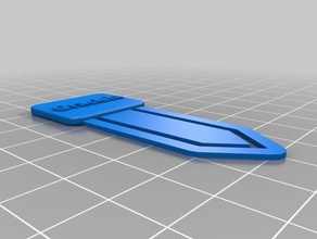 meu personalizados marcador de clipe papel graciela s office personalizado 3d print model - Mito3D