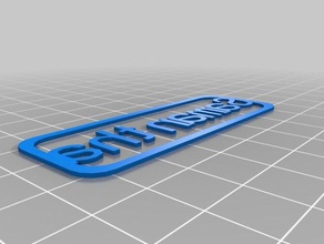 samantha signs & logos customized 3d print model - Mito3D