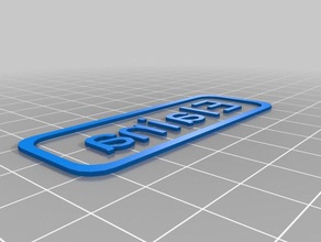 elaina signs & logos customized 3d print model - Mito3D