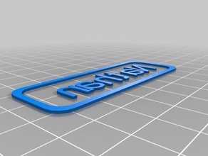 nathan işaretler ve logolar özelleştirilmiş 3d print model - Mito3D