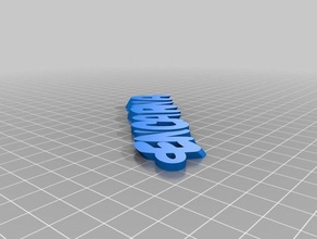 encarna Schlüsselanhänger kundengebundene 3d print model - Mito3D