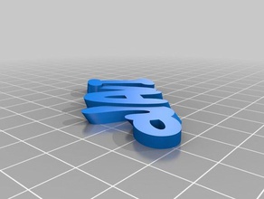 javi Schlüsselanhänger kundengebundene 3d print model - Mito3D